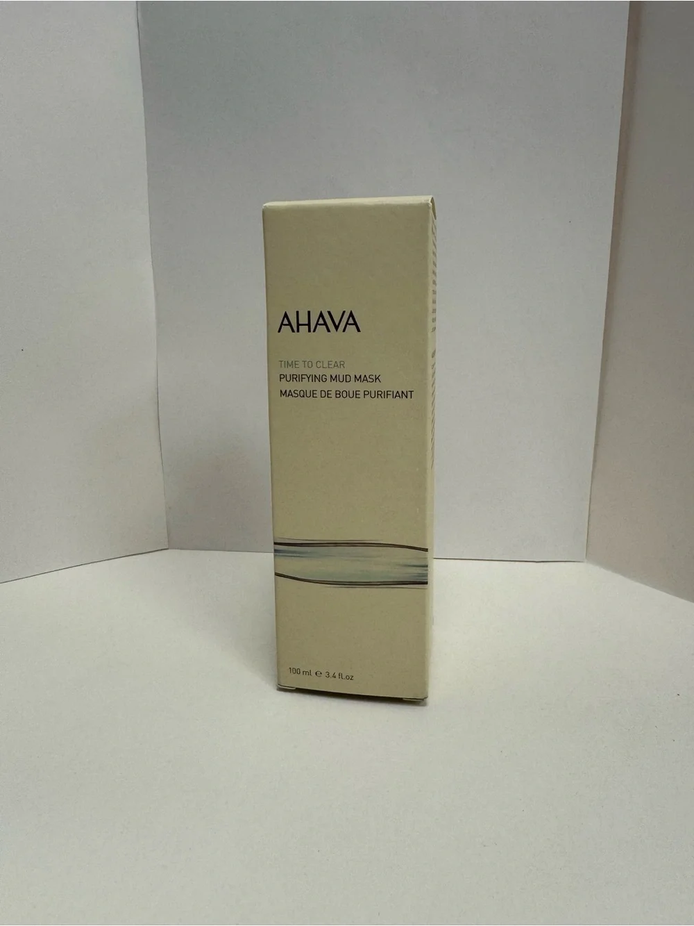AHAVA Purifying Mud Mask Tube in Cream and Gold